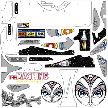 The Machine BRIDE OF PIN*BOT - Komplett plastset
