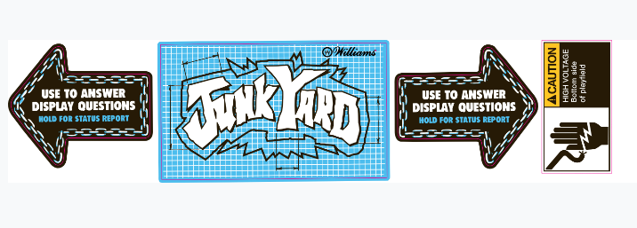 Junk Yard Apron Decal Set