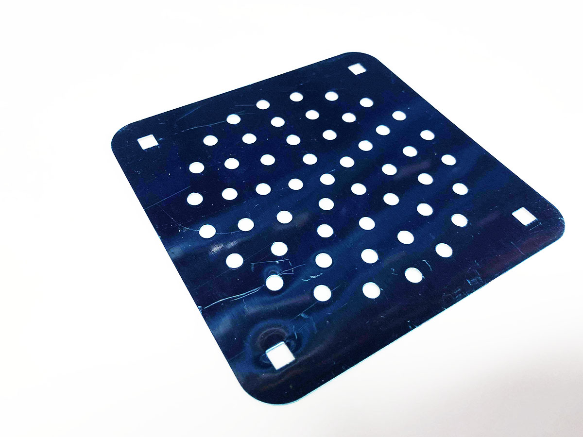Square Speaker Mesh (Electroplated) - 2