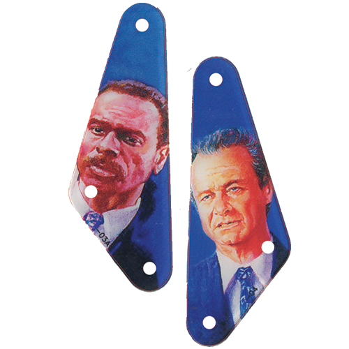 The X Files (Sega) - Slingshot Plastics (pair)