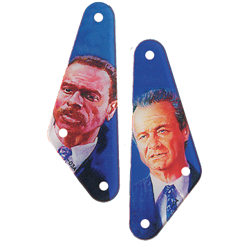 The X Files (Sega) - Slingshot Plastics (pair)
