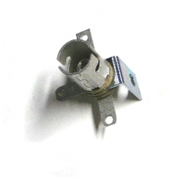 Lamp Socket Bayonet Base 3-Lead Socket With Laydown Mounting Bracket