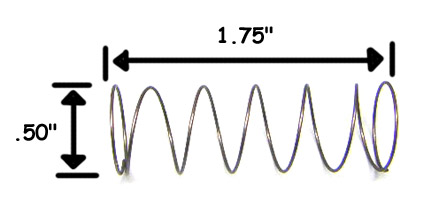Compression Spring - Pop Bumpers