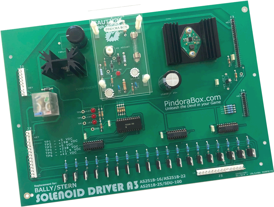 Bally/Stern Solenoid Driver Board