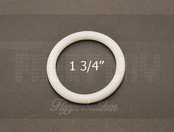 1 3/4" vit gummiring - Premium