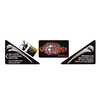 No Good Gofers Apron Decal Set