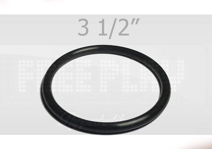 3 1/2" Black Rubber Ring - Premium