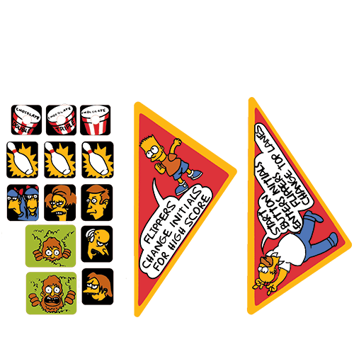 The Simpsons DE (1990) Decal Set