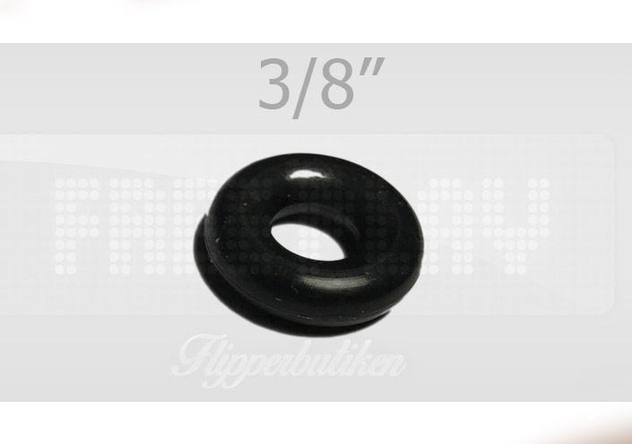 3/8" Black Rubber Ring - Premium