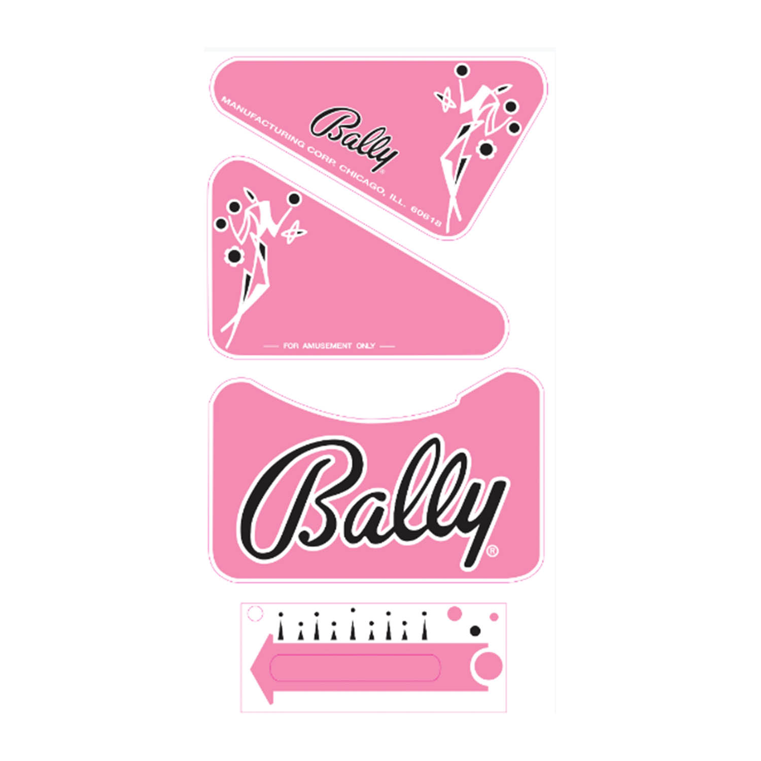 Playboy Apron Decal Set