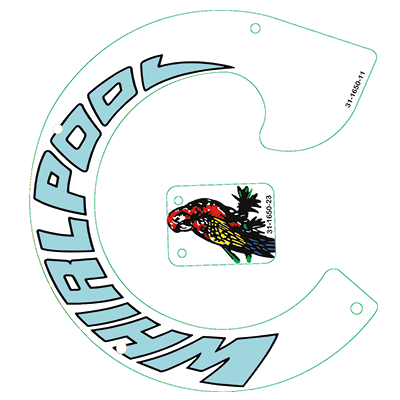 Black Rose - Playfield Plastics