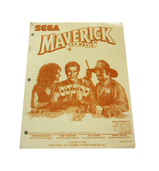 Maverick (Sega) - Manual