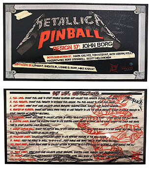 Instruktionskort - Metallica
