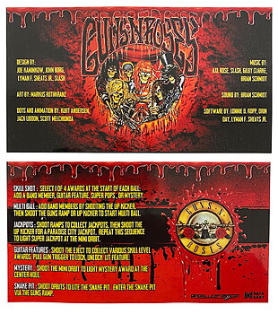 Instruktionskort - Guns N' Roses