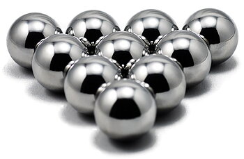 Steel pinball, polished (50 pcs)