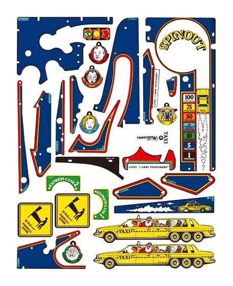 Taxi - Plastic Set