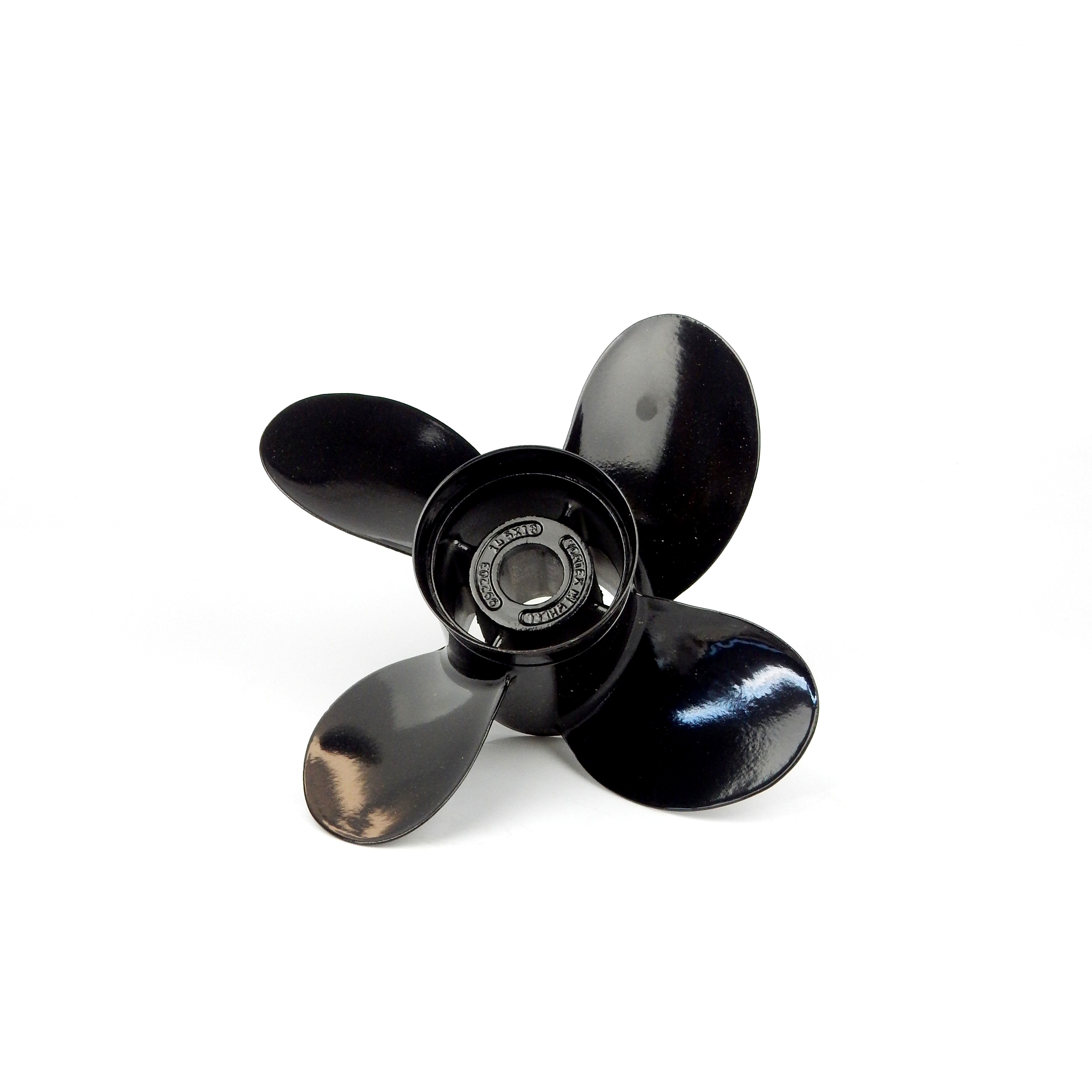 4 bladig aluminium-propeller Vortex till Volvo SX-drev med 19 splines (utan/med nav)