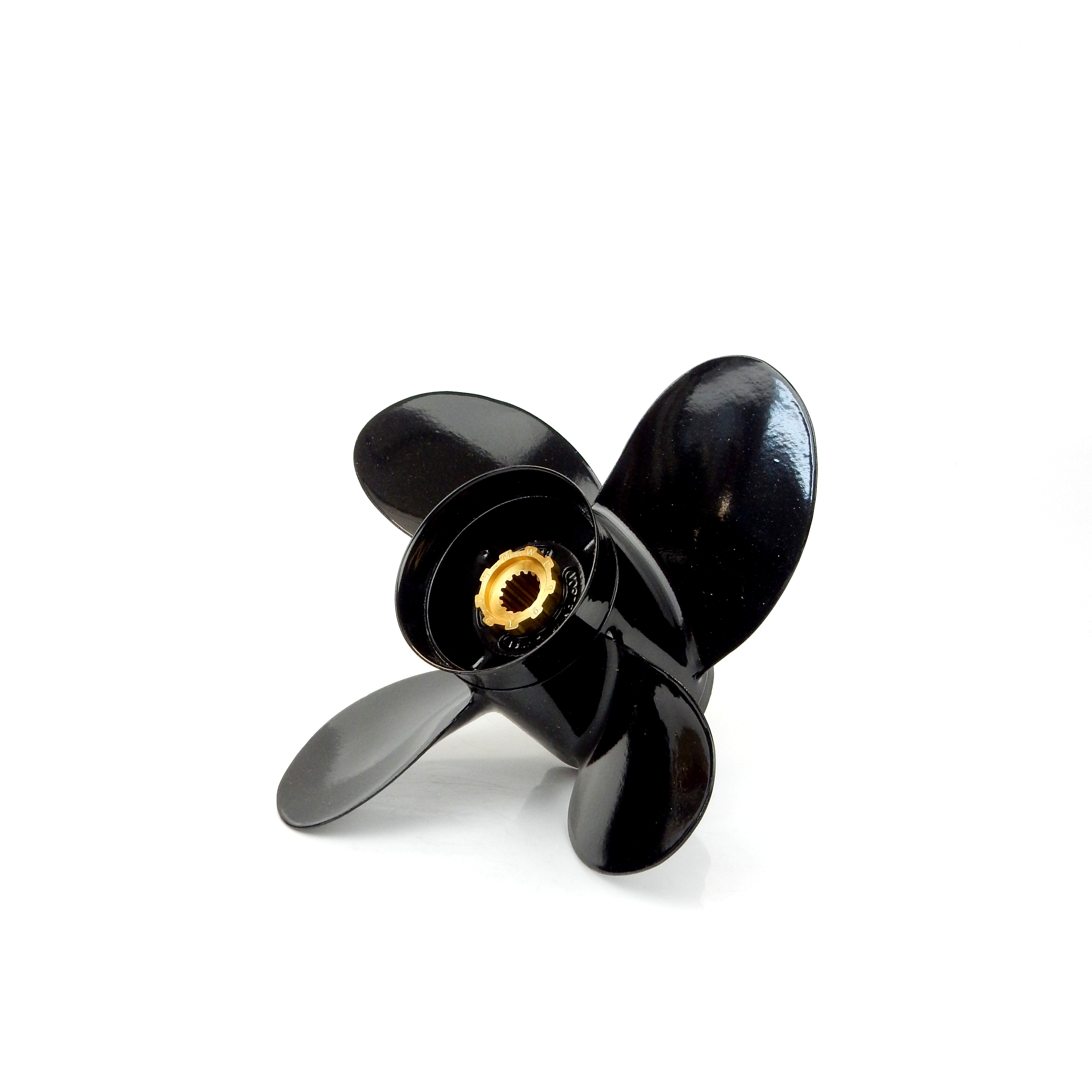 4 bladig aluminium-propeller Vortex till OMC-drev (utan/med nav) - 3