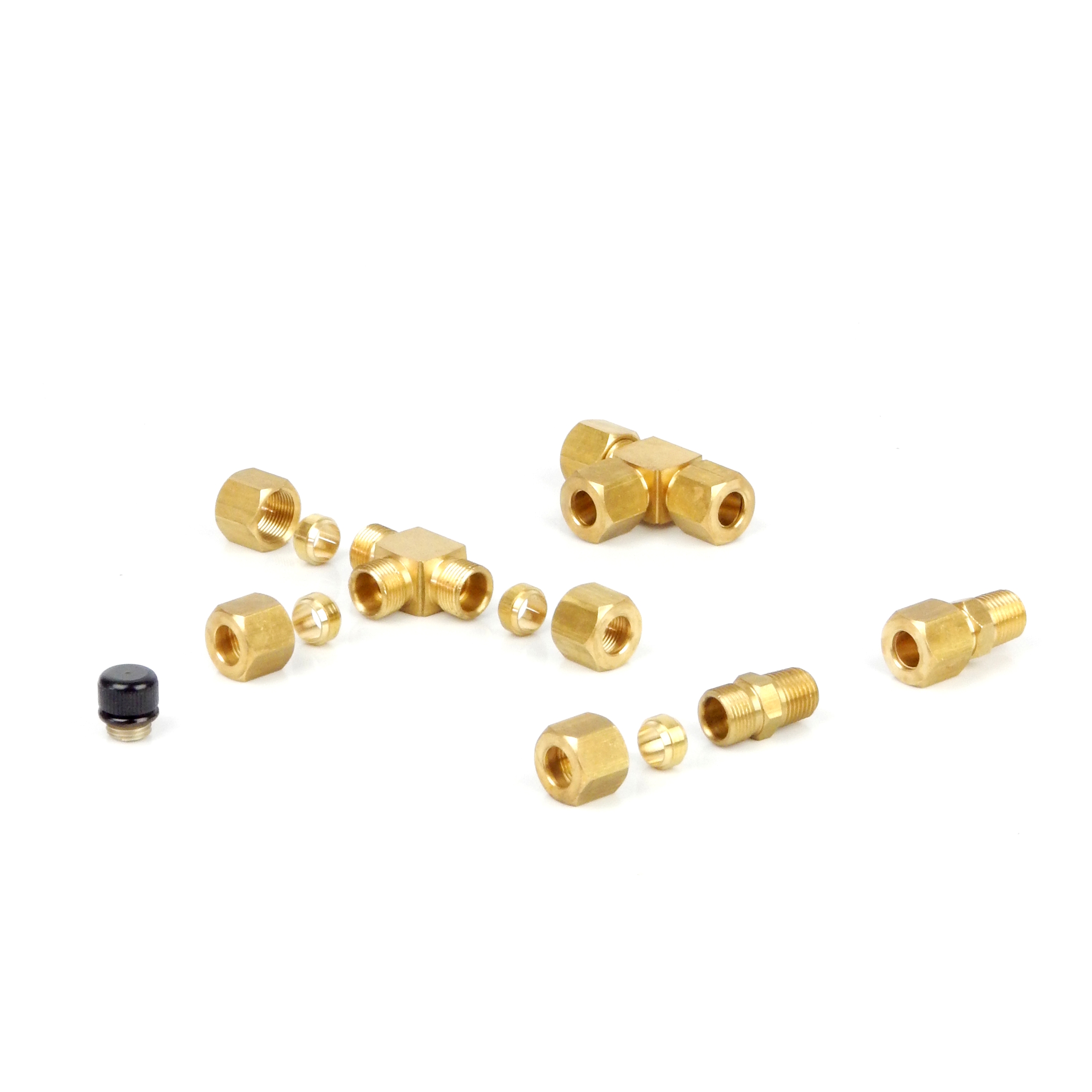 Kopplingssats extra styrplats - passande nylonrör 3/8"