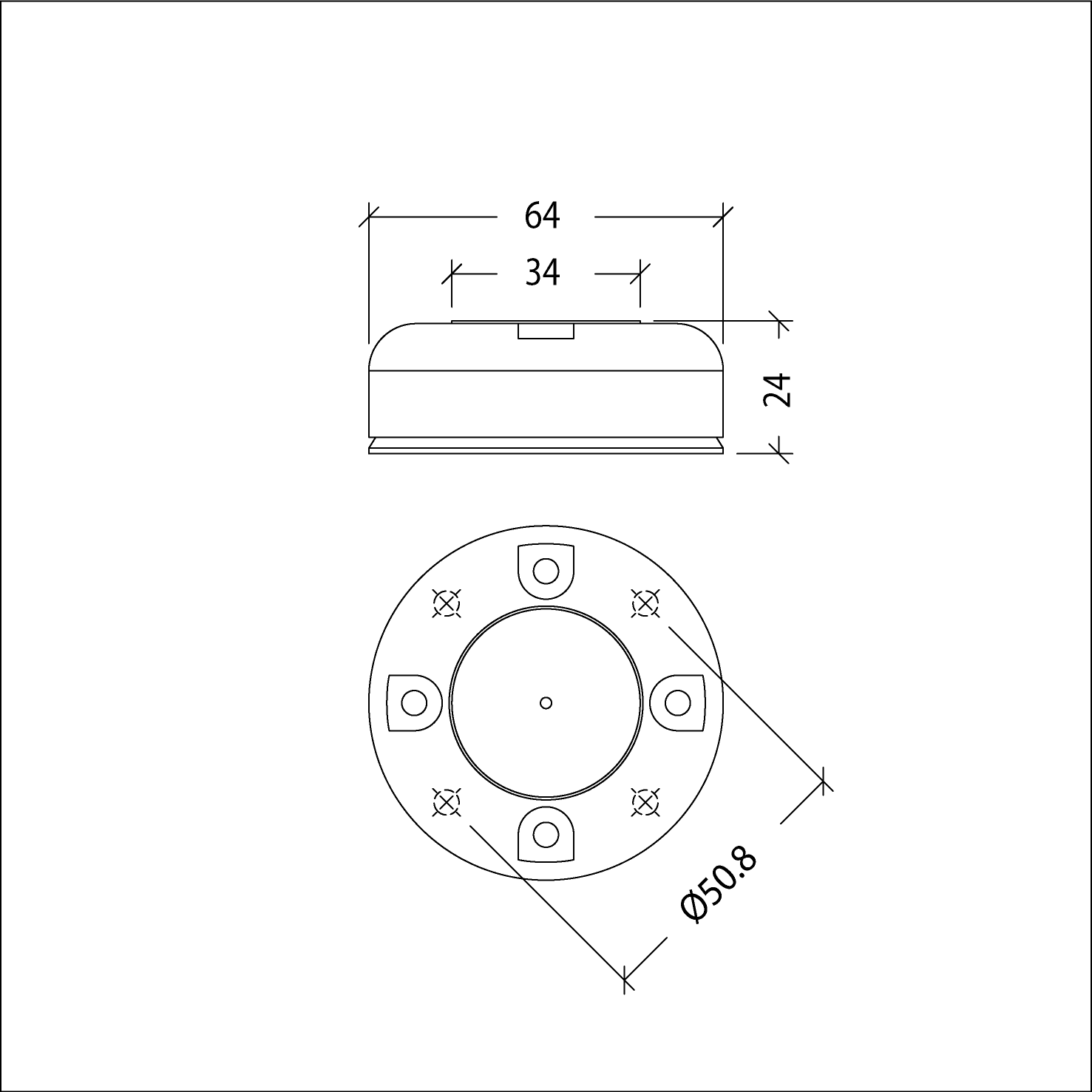 Kabelgenomföring av komposit Ø20 mm resp. Ø35 mm - 4