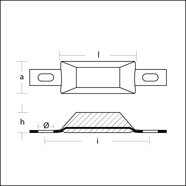 Mg-anodtacka 0.13 kg - 5