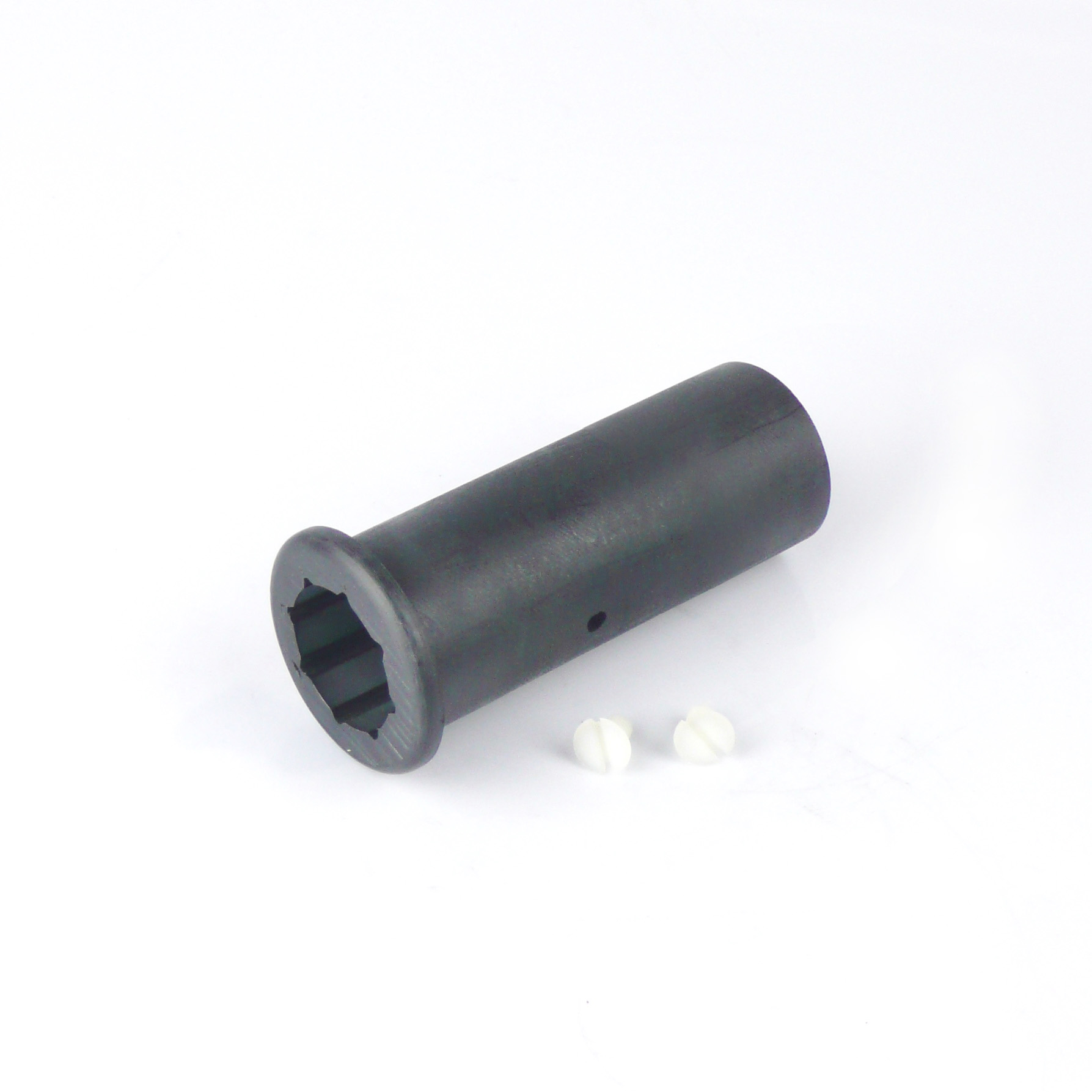 Lager 30 × 40 × 100 mm, i gummi med fläns