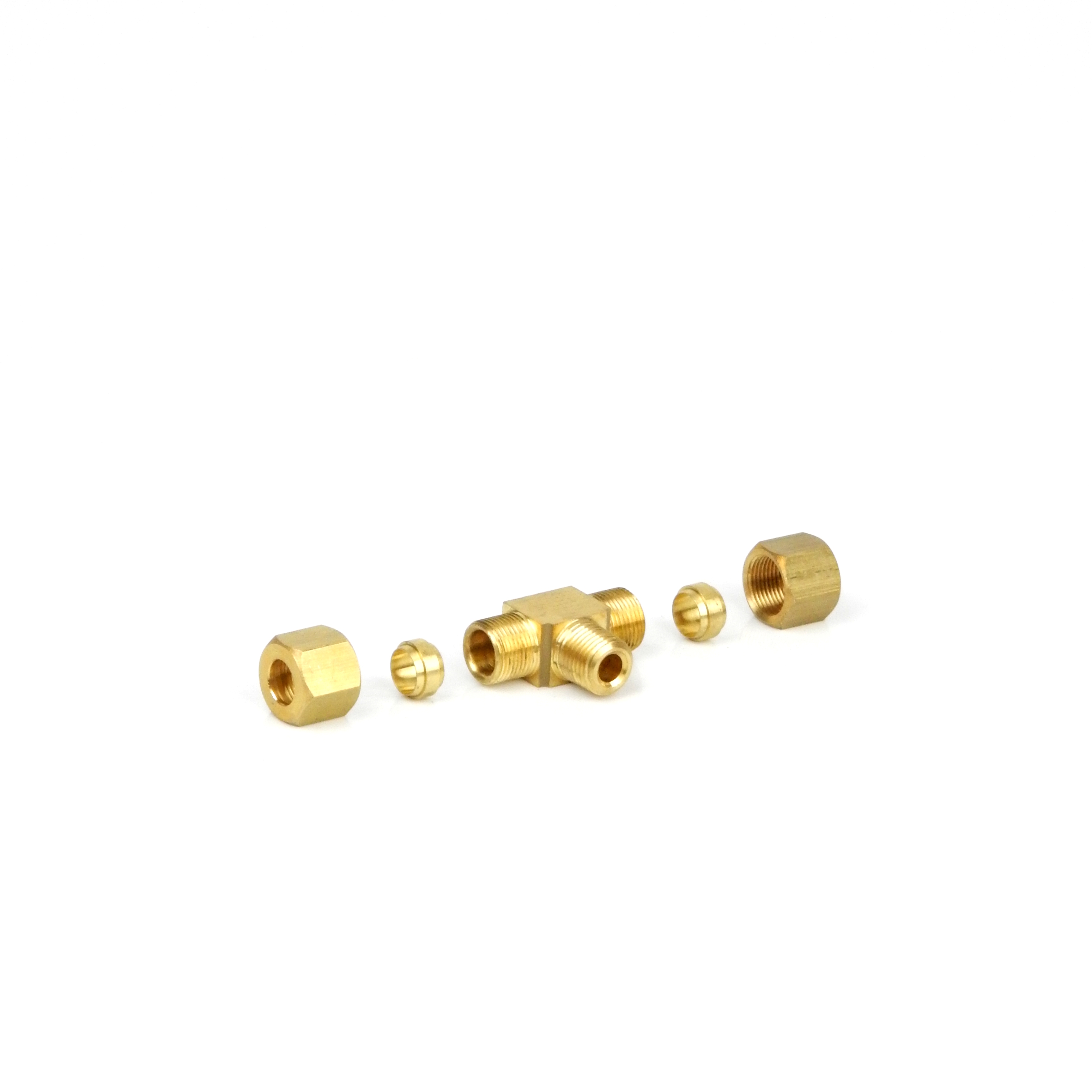 T-nippel N3/8"×N3/8"×R1/4" - 3