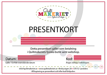 Presentkort 400 kronor