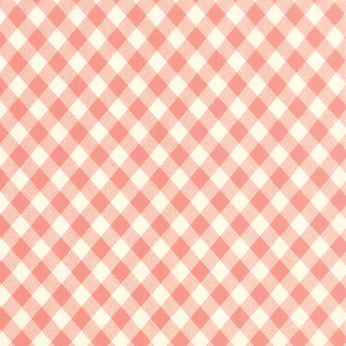 Vintage Picnic Coral Check