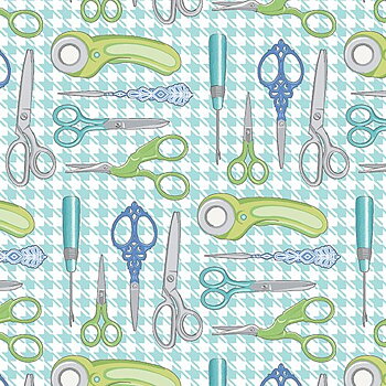 Scissors Aqua