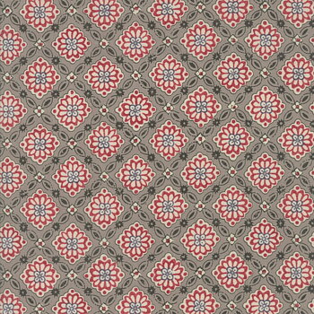 Pondicherry Diamond Floral on Dove