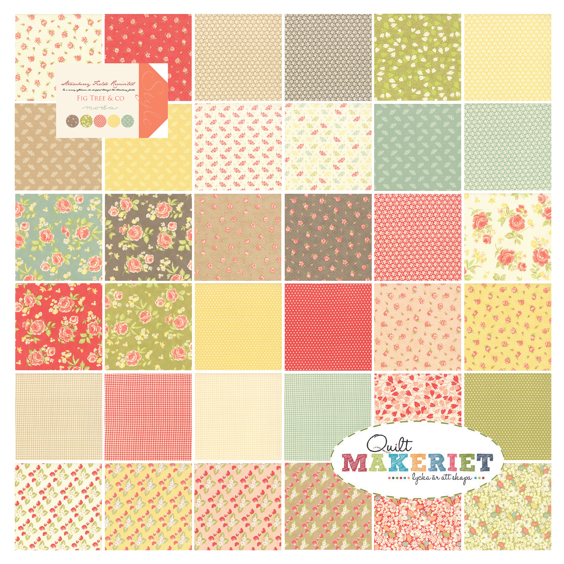 Strawberry Fields Rev mini charm pack - 2
