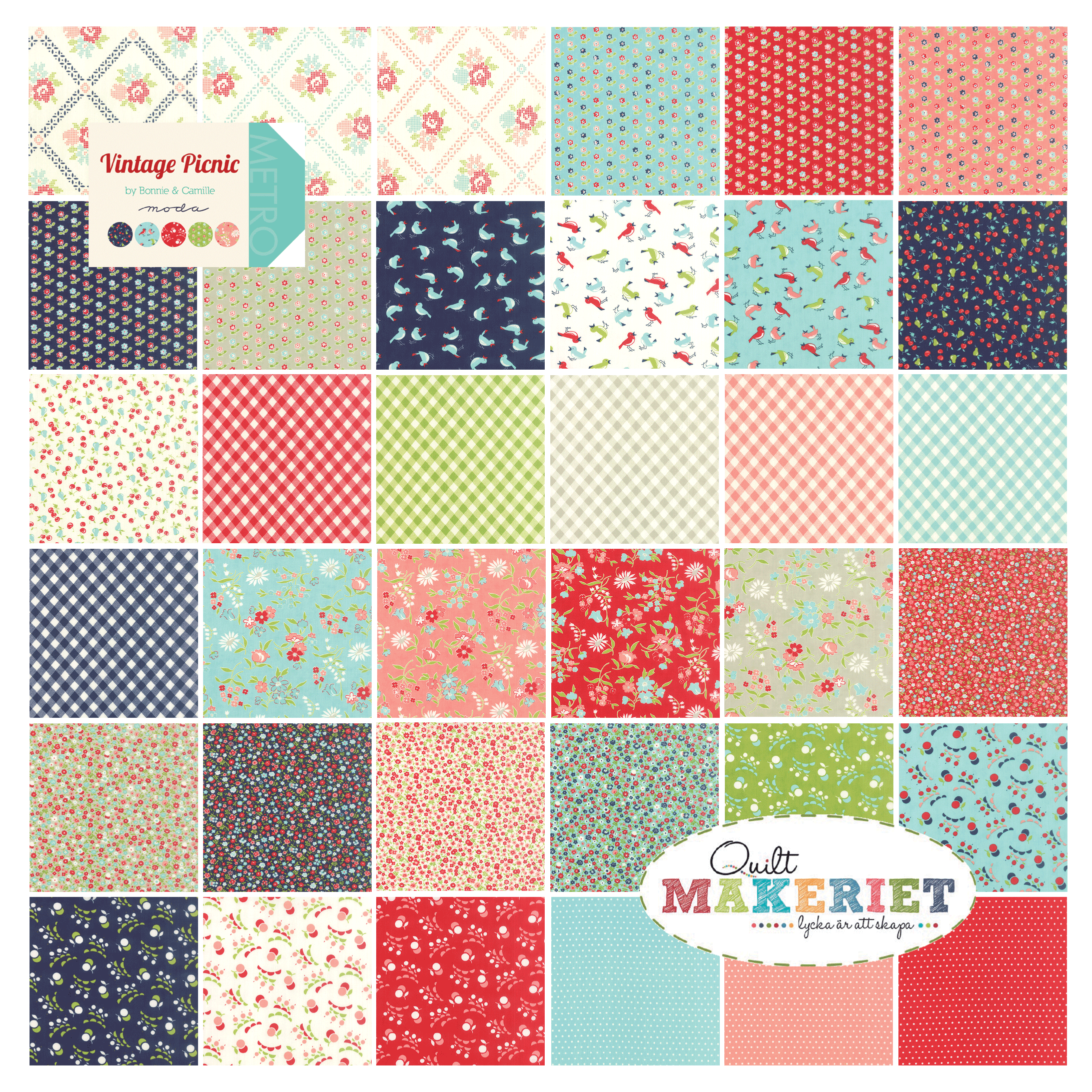 Vintage Picnic layer cake - 2