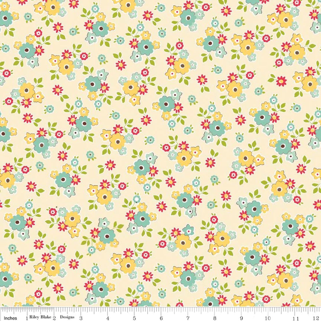 Sidewalks floral cream