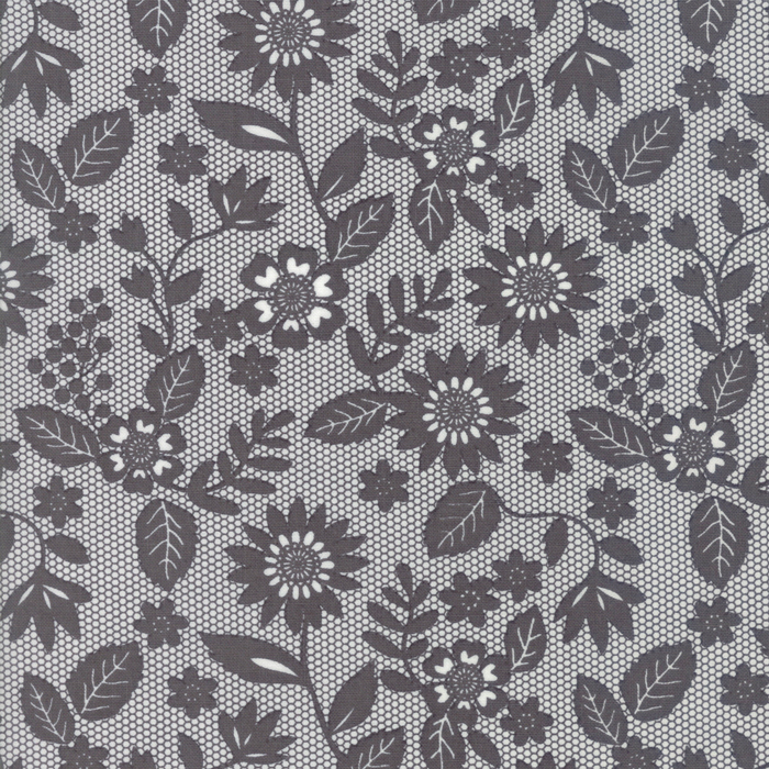 Sugar Pie Charcoal Lace Garden