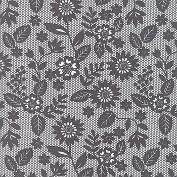 Sugar Pie Charcoal Lace Garden