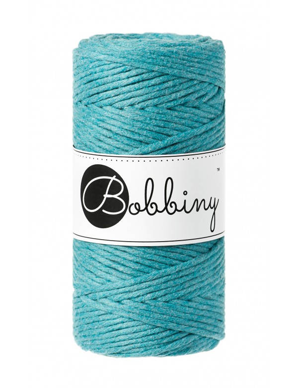Teal makramérep 3mm
