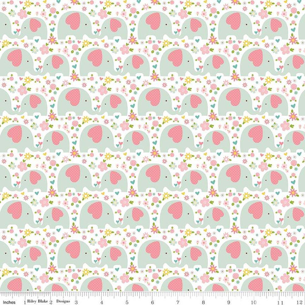 Sweet Baby Elephants Mint