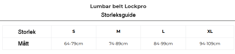 Picsil Lockpro Lumbar Belt - Navy - 2