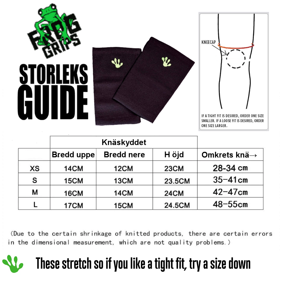 Frog Grips - WOD Knee Sleeves Black  - 2