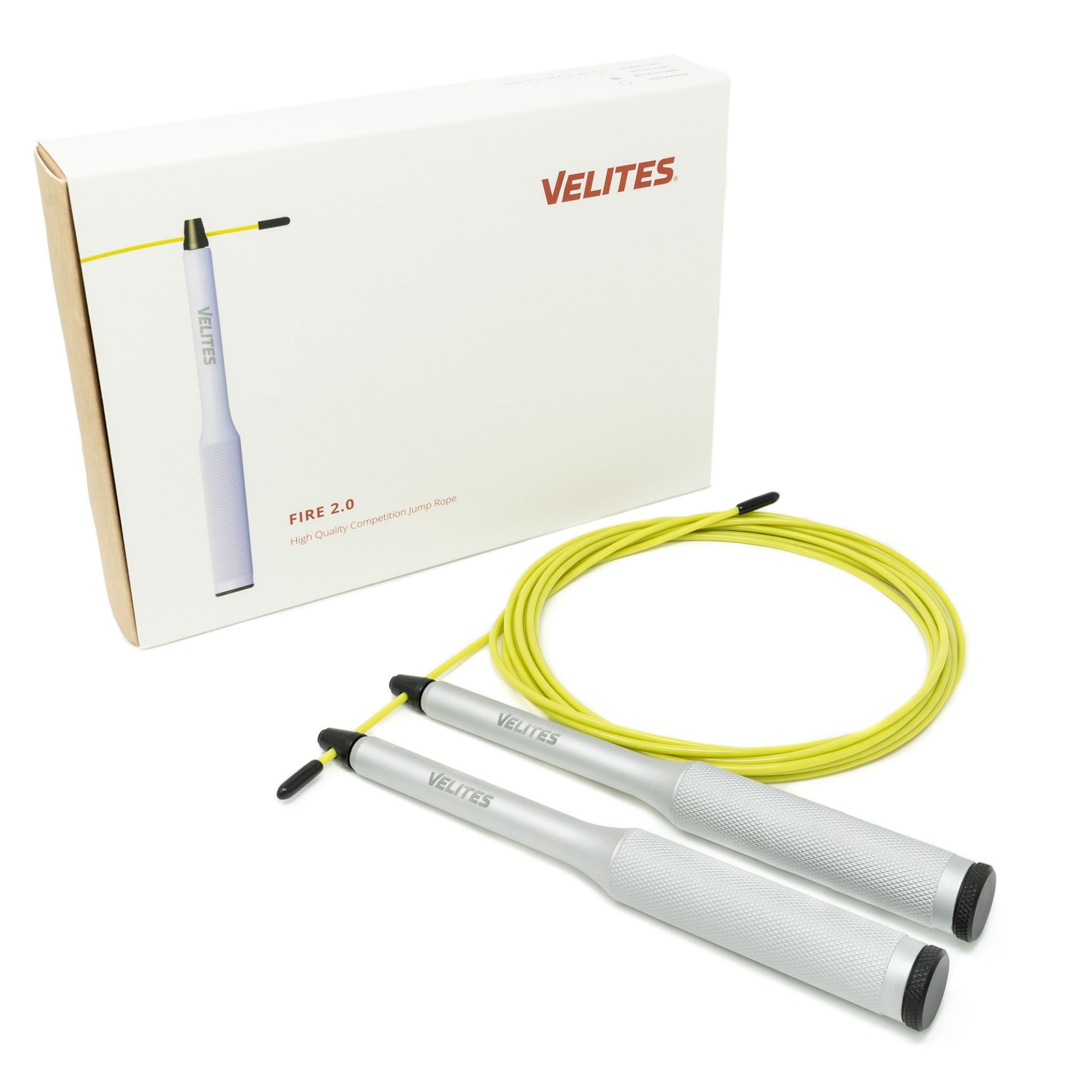 Vropes Fire 2.0 - Silver - Speed rope - 2