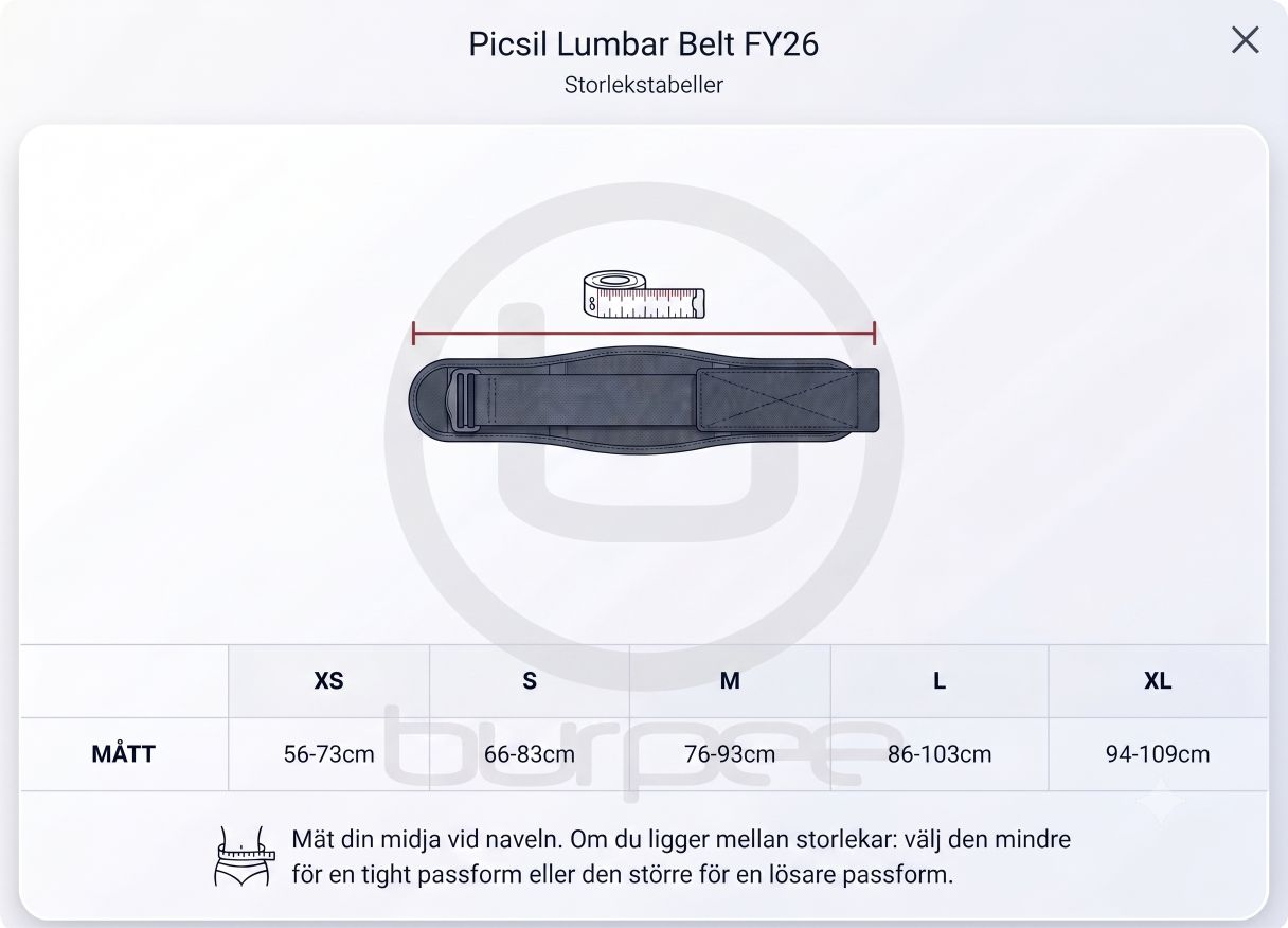 Picsil Lumbar Belt FY26 - Moonless - 2