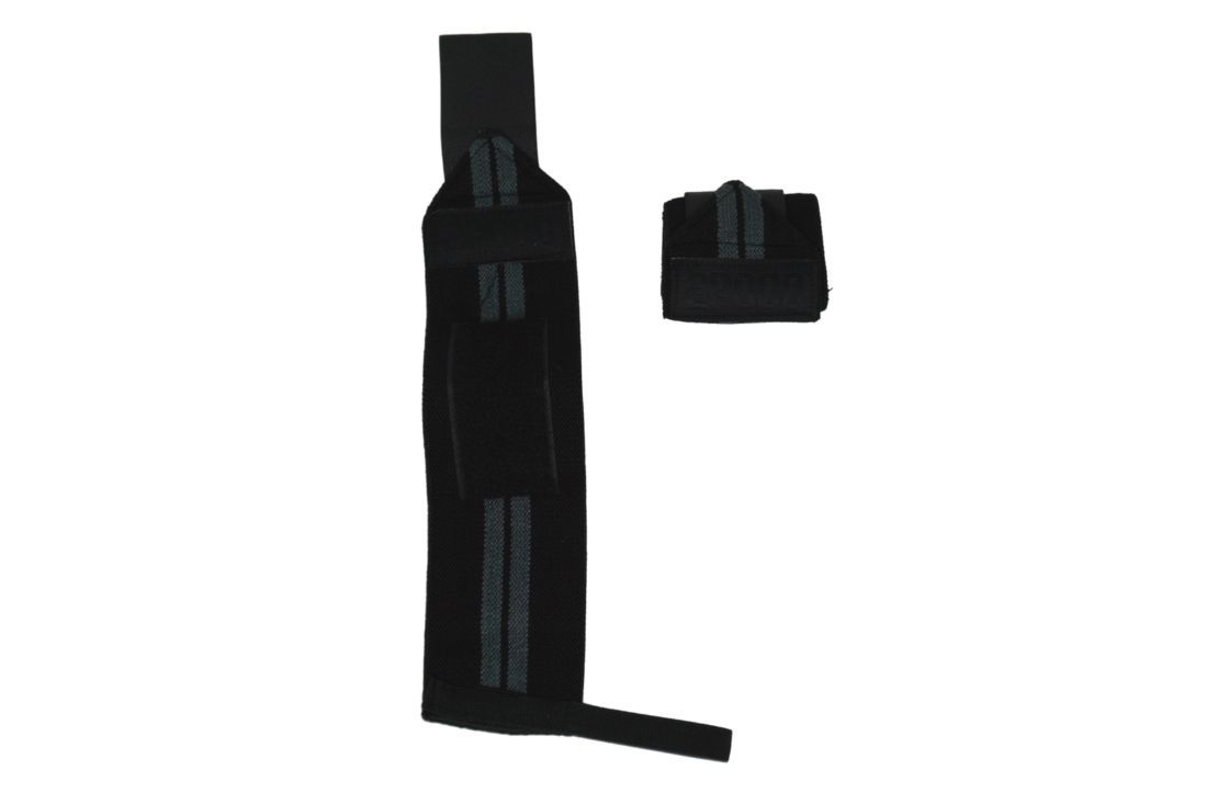 2POOD Wrist Wraps (30cm) - Mörkgrå 