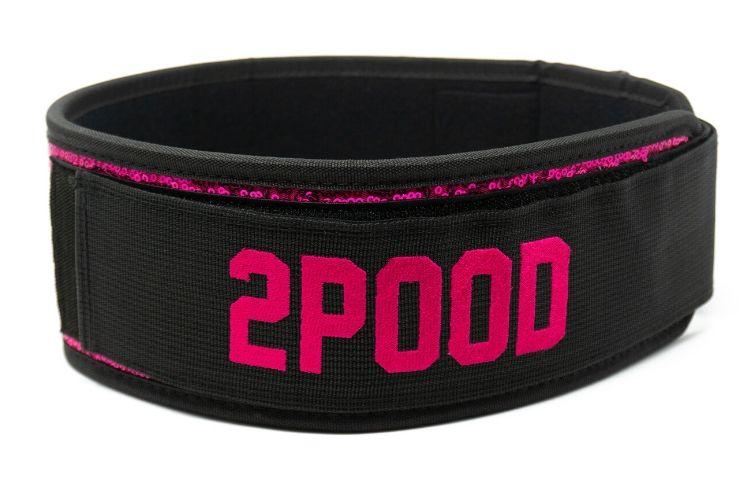 2POOD Bombshell (Sparkle) Straight Weightlifting Belt - 2