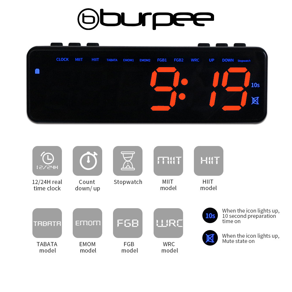 Burpee Workout Timer Q-20 - 8