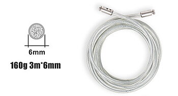 Extra vajer till Burpee Beast - 6mm 