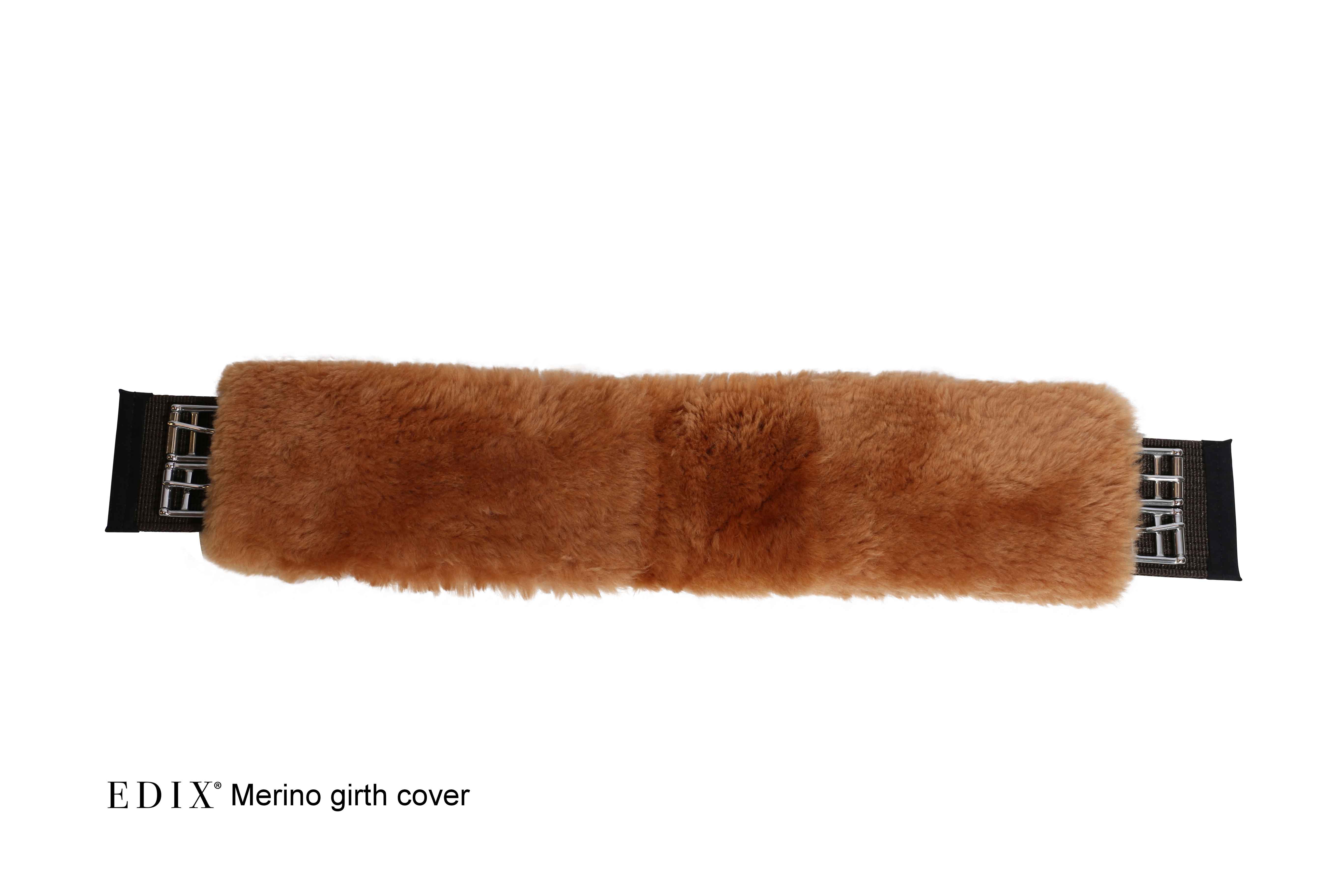 EDIX® Girth cover / girth sleeve, genuine Merino wool, cappuccino - 2