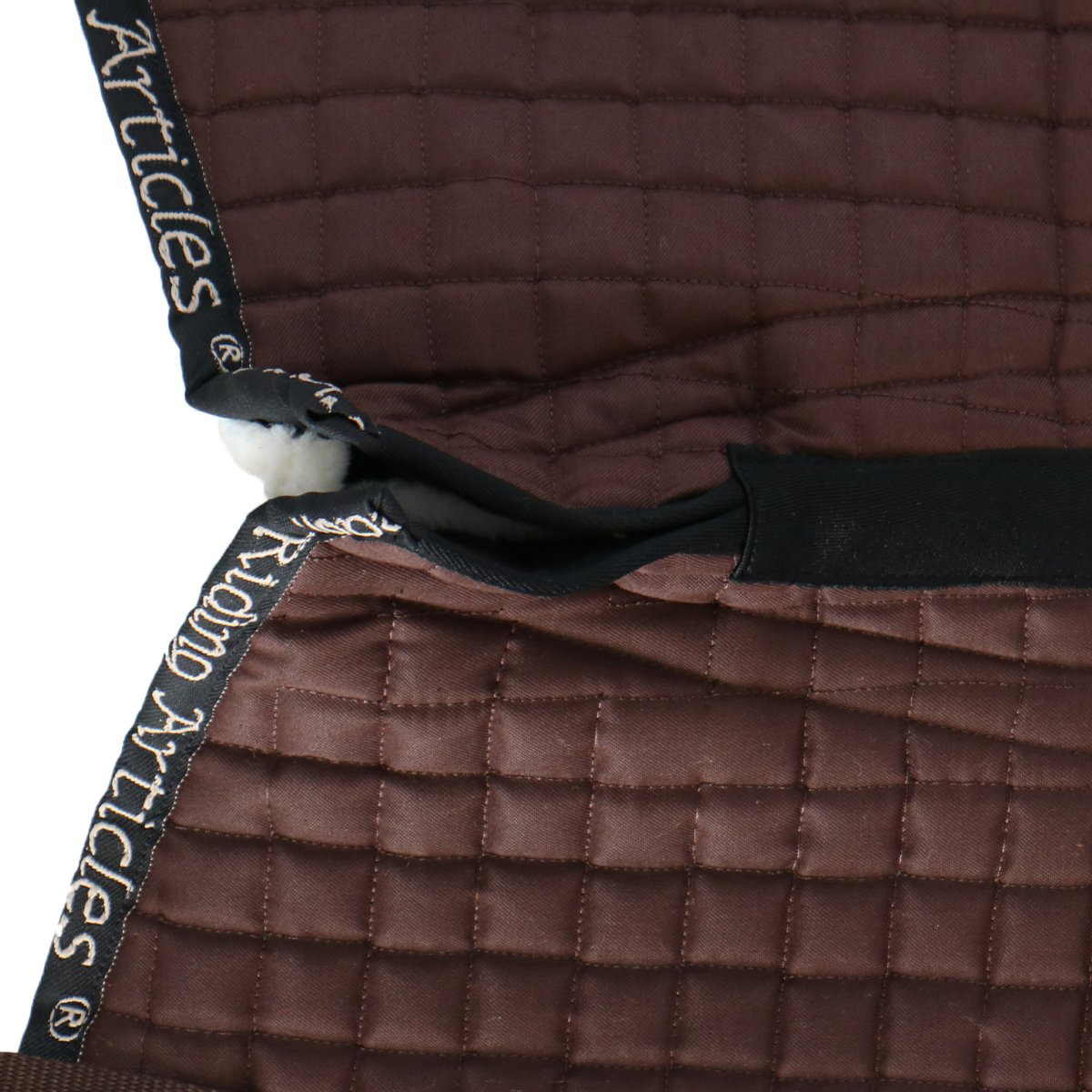 F.R.A.® Saddle pad with side pockets (incl. inserts!), brown - 8