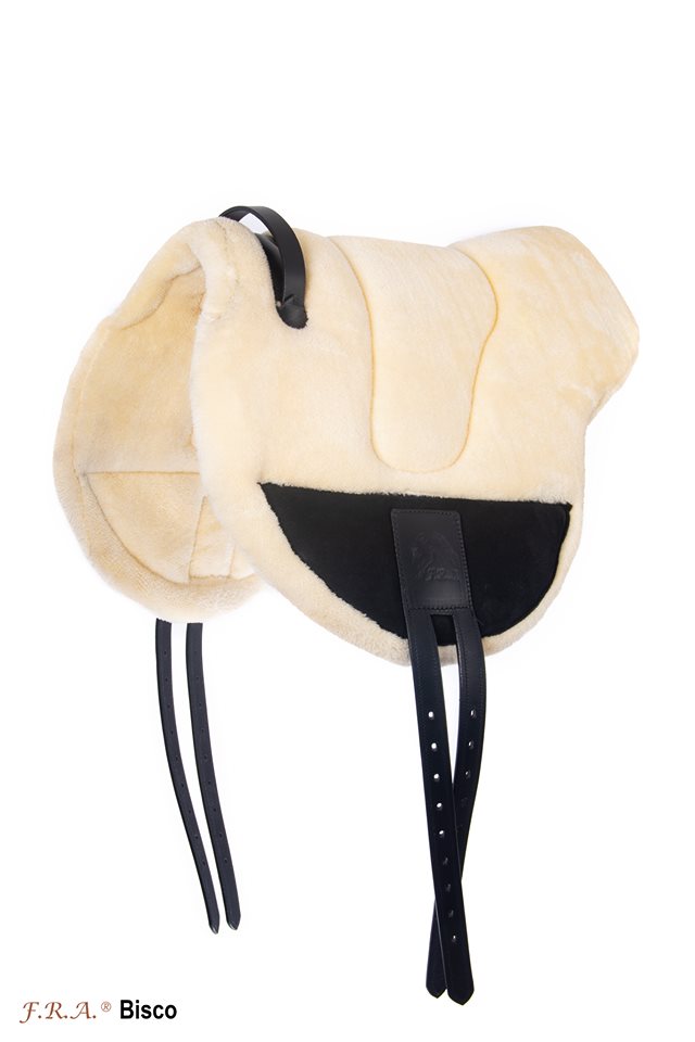 F.R.A® ride pad / bareback saddle Bisco, cream, shetland/pony