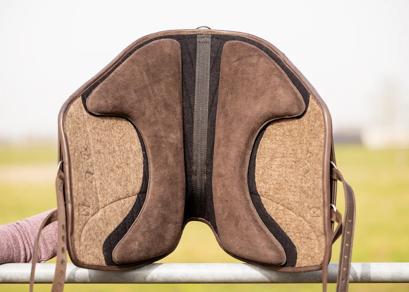 EDIX® Fusion Baroque barbackasadel, mocka, M, naturbeige (demo) - 6
